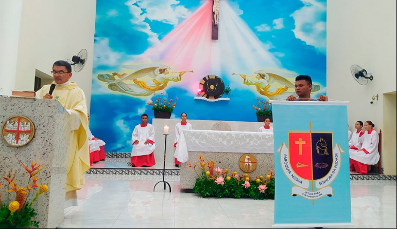 APRESENTAÇÃO DO BRASÃO DA PARÓQUIA DE IRITUIA