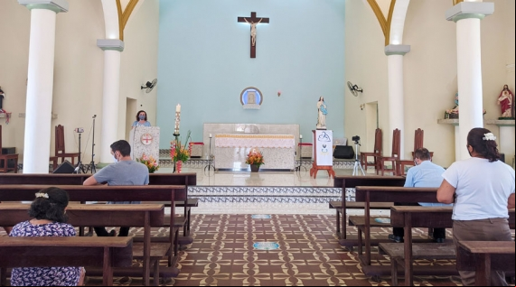 ORAÇÃO DO SANTO ROSÁRIO É REZADO PELO FIM DA PANDEMIA DA COVID-19